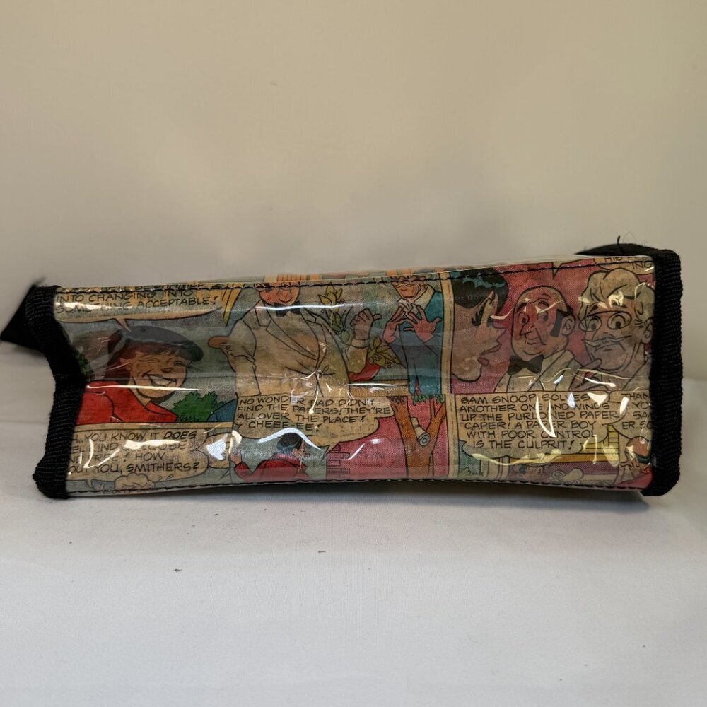 Vintage ARCHIE Comic Book Cartoon Zippered Makeup Bag Vinyl Pouch Case - Picture 9 of 11